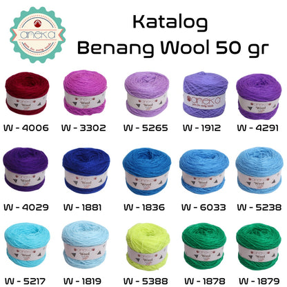 KATALOG - Benang Rajut Wool / Wol / Siet Yarn 30 dan 50 gram - 3