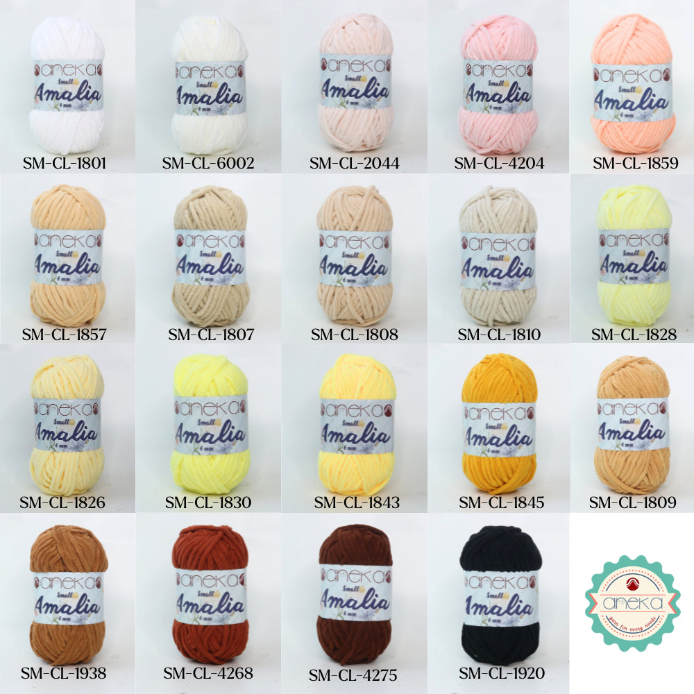 KATALOG - Benang Rajut Small Amalia / Chenille Crochet Knitting Yarn
