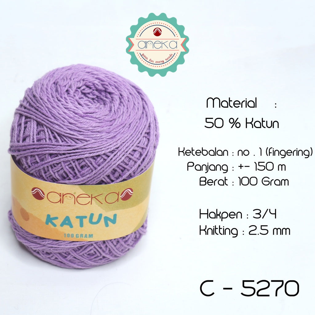 KATALOG - Benang Rajut Katun Polos Part 2
