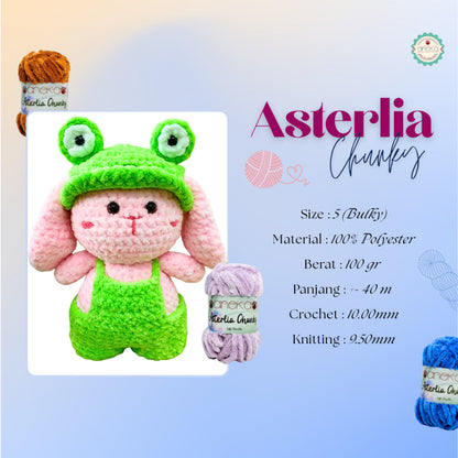 KATALOG - Benang Rajut Asterlia Chunky / Soft Chenille / Crochet Knitting Yarn