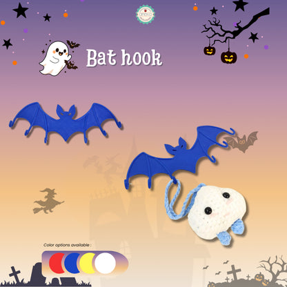 ANEKA  - [PRE-ORDER] 3D Print Bat Hook / Gantungan Kunci / Kait Special Halloween / DIY Alat Perlengkapan Rajut / Printing Dimensi Aksesoris