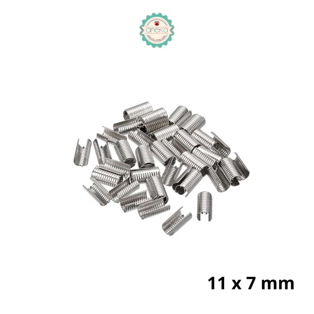 KATALOG - [50 PCS] Klep Konektor / Leather Rope Clipimping / Crimping ...