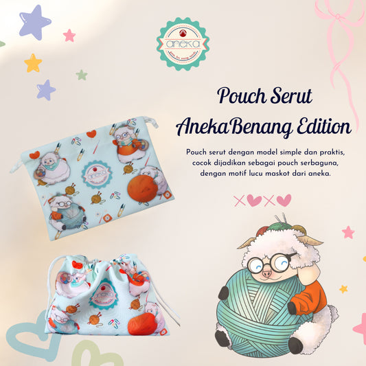 ANEKA - Pouch Serut / Tas kecil / Travel Bag / Pouch Makeup Merchandise