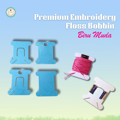 ANEKA - [10PCS] 3D Print Bobbin Card / Papan Benang Jahit Rajut