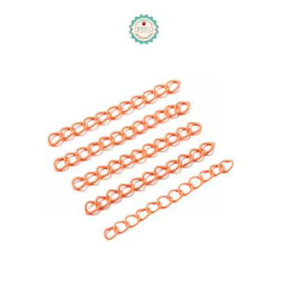 ANEKA - [5PCS] Rantai Konektor Warna 5cm /  Extended Extension Tail Chain Lobster Connector Jewelry