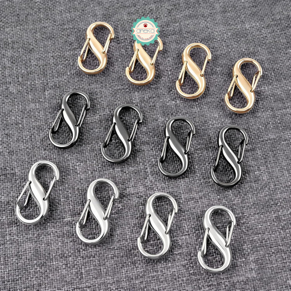 ANEKA - [5 PCS] Kait Dua Sisi  / Letter S Shape Buckle / Double Sided Keychain