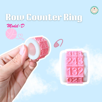 ANEKA -  3D Print Peralatan Rajut Row Counter Pastel