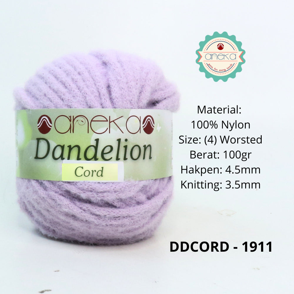 KATALOG - Benang Rajut Dandelion Cord / Crochet Knitting Cord Yarn