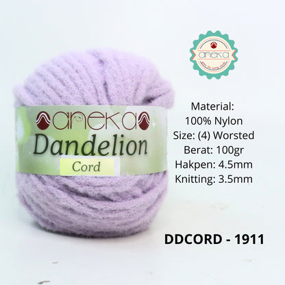 KATALOG - Benang Rajut Dandelion Cord / Crochet Knitting Cord Yarn