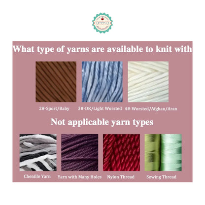 ANEKA - Latch Hook / I-Cord Knitting Tool / Latch Needle Crocheting Tool for Binding / Portable Cord Knitting