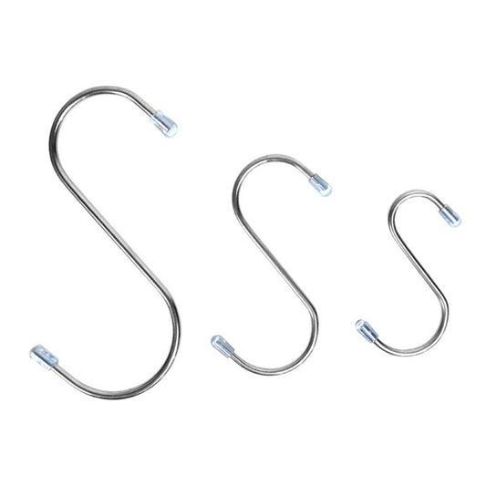 ANEKA - [5pcs] Gantungan Serbaguna Model S Stainless - Hook S Model Stainless