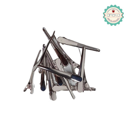 KATALOG - [10PCS] Peniti / Bros Mangkok / Jepit Buaya / Jepit Bebek Ukuran Kecil dan Besar