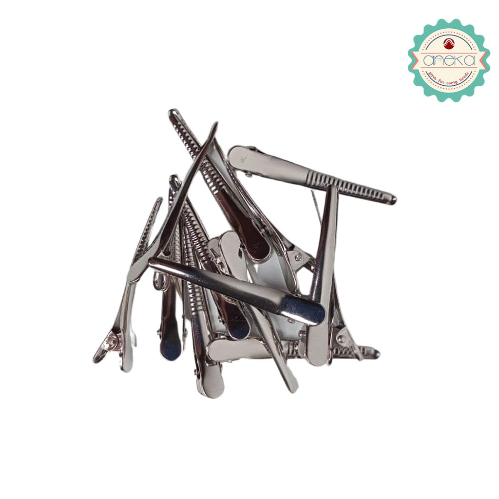KATALOG - [10PCS] Peniti / Bros Mangkok / Jepit Buaya / Jepit Bebek Ukuran Kecil dan Besar