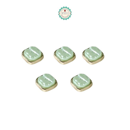 ANEKA - [5PCS] Kancing Baju Motif Marble Mewah / Tiny Button 10mm Premium