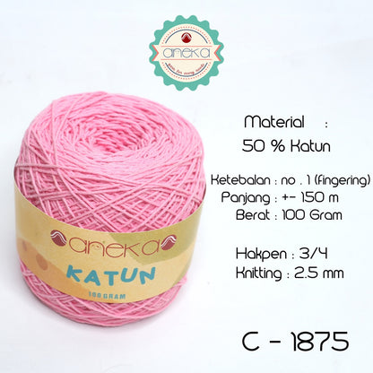 KATALOG - Benang Rajut Katun Polos Part 2