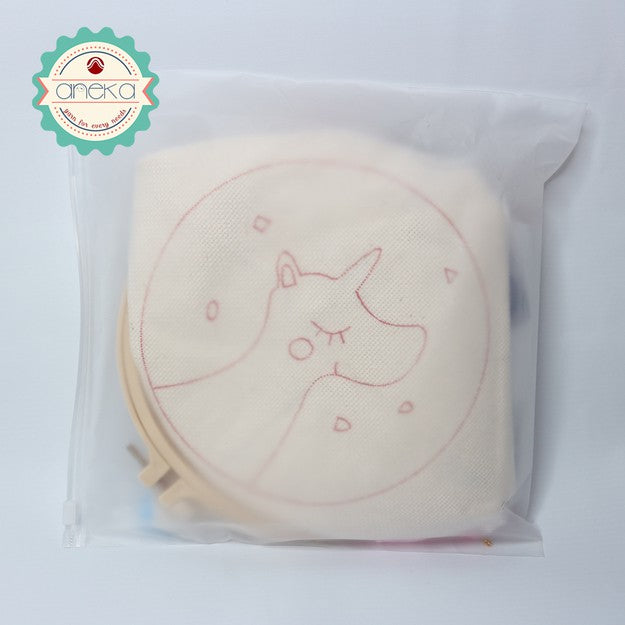 Round Canvas Punch Needle ANK / Round Canvas Punch DIY Kit