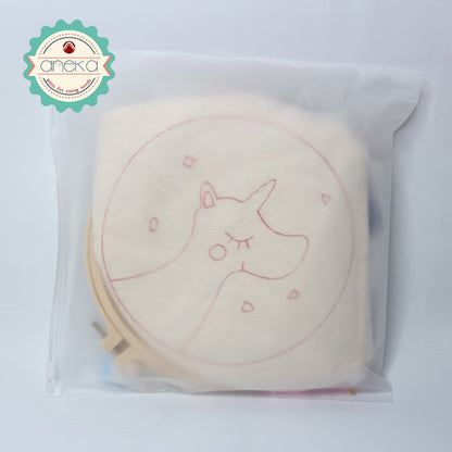 KATALOG - Round Canvas Punch Needle ANK / Kanvas Punch Bulat DIY