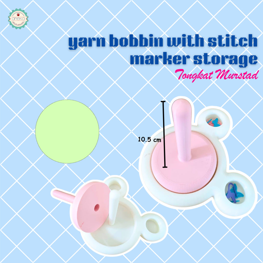 ANEKA - [PREORDER] 3D Print Yarn Spinner Storage Mickey / Alat Rajut Knitting