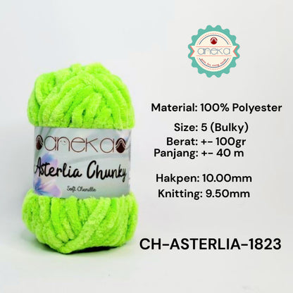 KATALOG - Benang Rajut Asterlia Chunky / Soft Chenille / Crochet Knitting Yarn