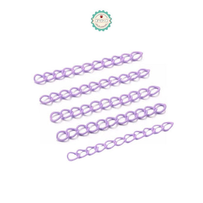 ANEKA - [5PCS] Rantai Konektor Warna 5cm /  Extended Extension Tail Chain Lobster Connector Jewelry