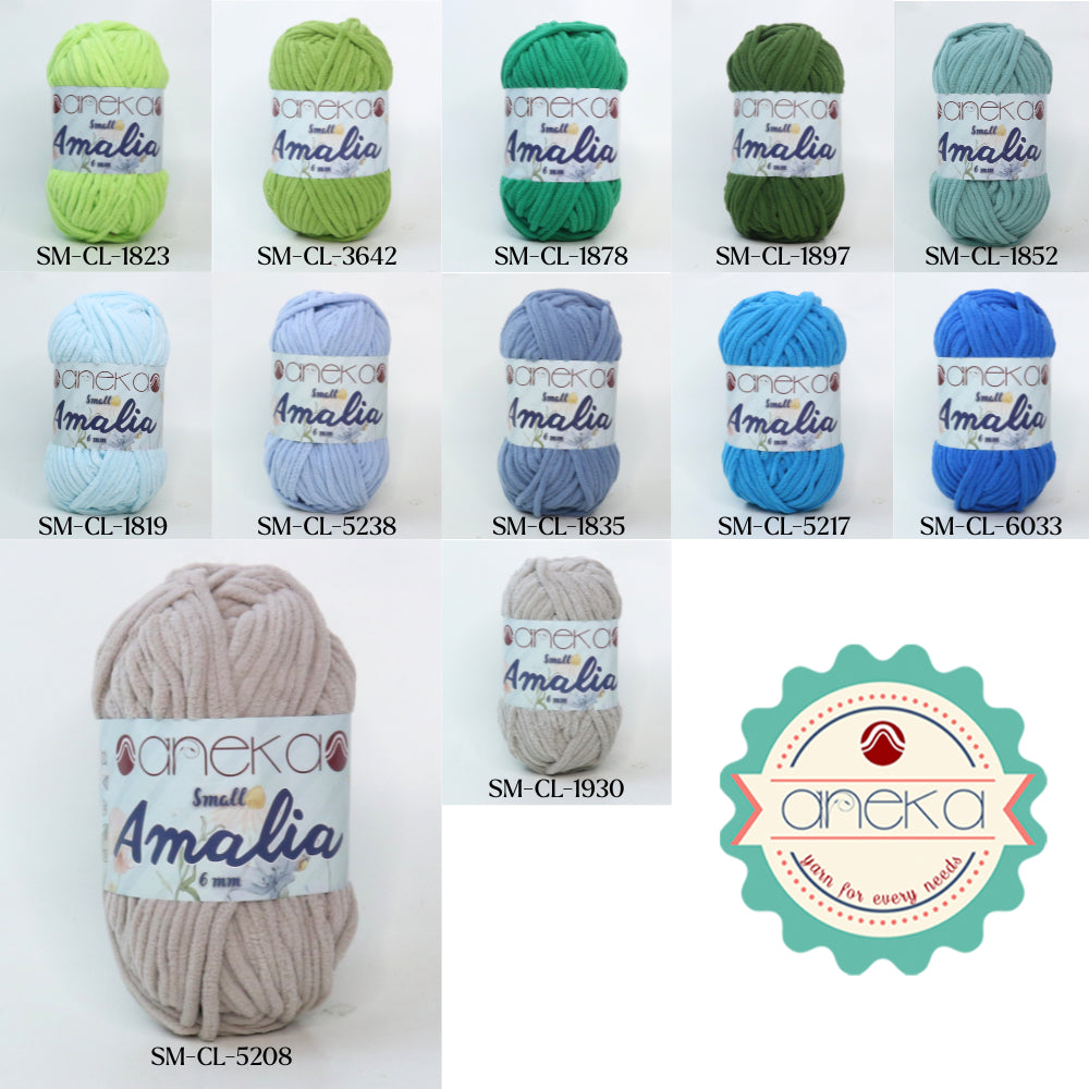 KATALOG - Benang Rajut Small Amalia / Chenille Crochet Knitting Yarn