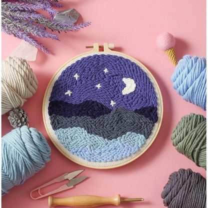 KATALOG - Round Canvas Punch Needle ANK / Kanvas Punch Bulat DIY