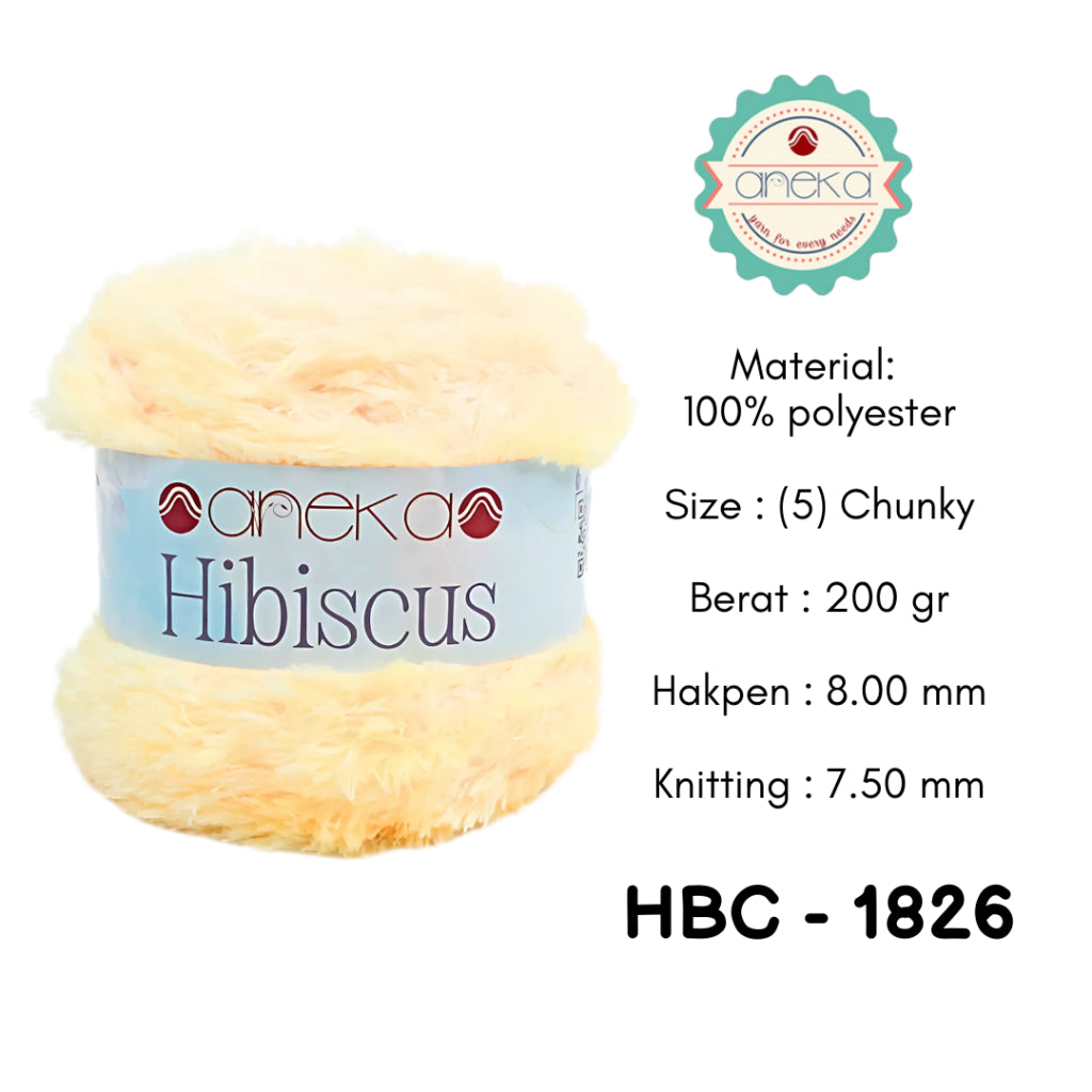 KATALOG - Benang Rajut Hibiscus / Eyelash Coral Mink Feather Crochet Knitting Yarn