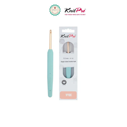 KNITPRO - Vybe Single Ended Crochet Hooks / Alat Rajut Hakpen