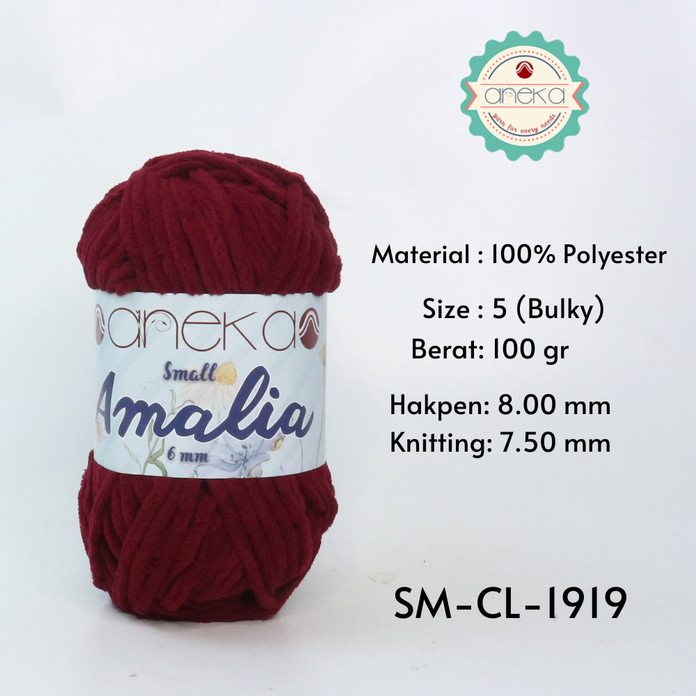 KATALOG - Benang Rajut Small Amalia / Chenille Crochet Knitting Yarn