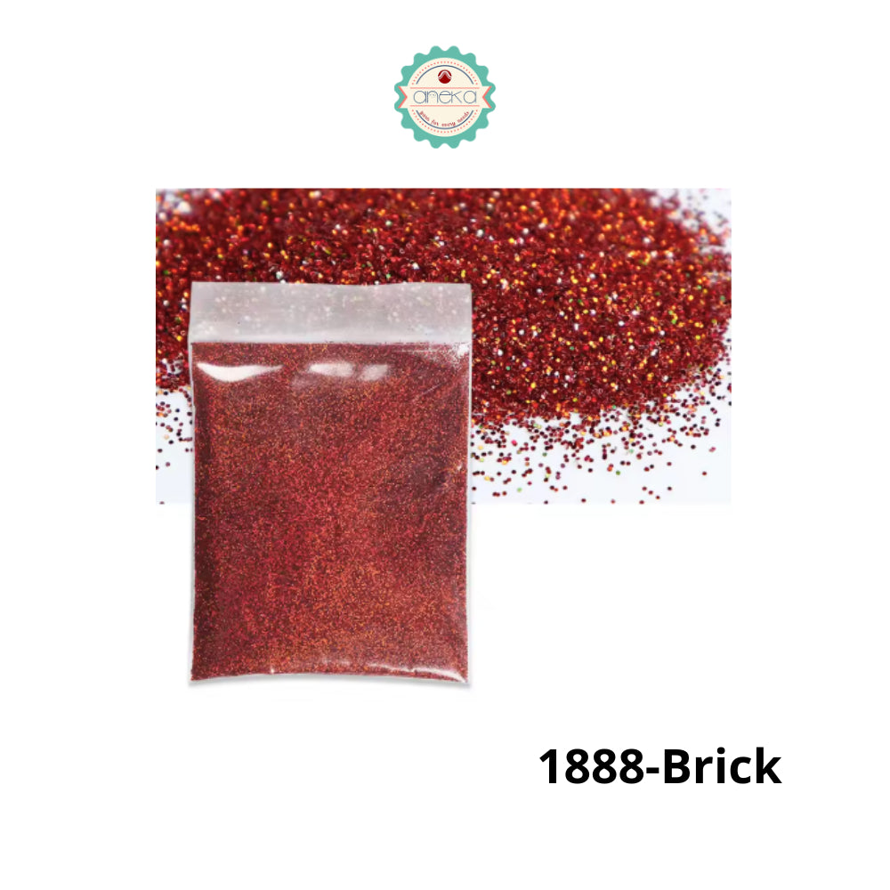 KATALOG - [50 gram] Glitter Warna Bubuk Halus / Serbuk Kerajinan DIY