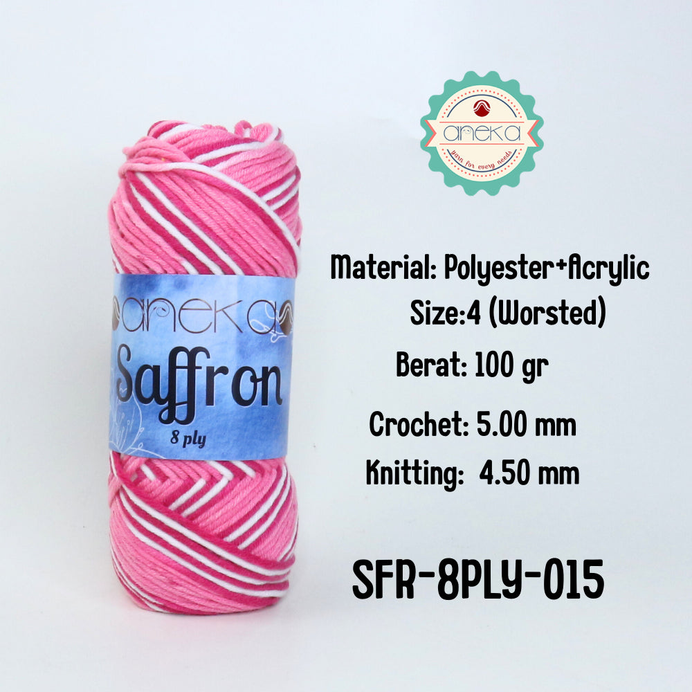 KATALOG - Benang Rajut Saffron 8 Ply / Crochet Knitting Yarn - Part 3