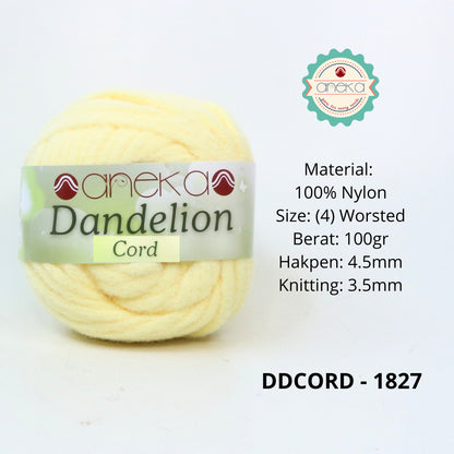 KATALOG - Benang Rajut Dandelion Cord / Crochet Knitting Cord Yarn