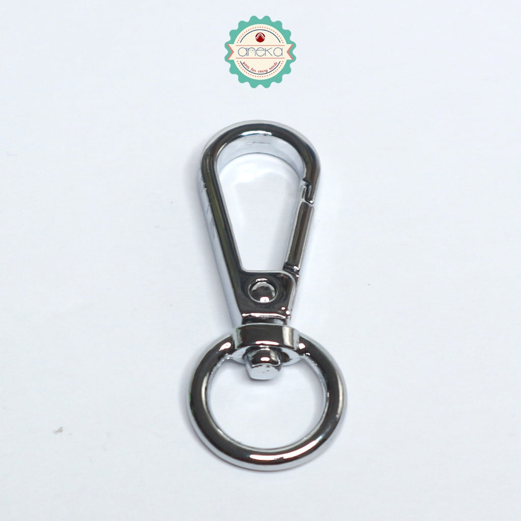 ANEKA - [2PCS] Kait Tas Silver / Hitam / Emas