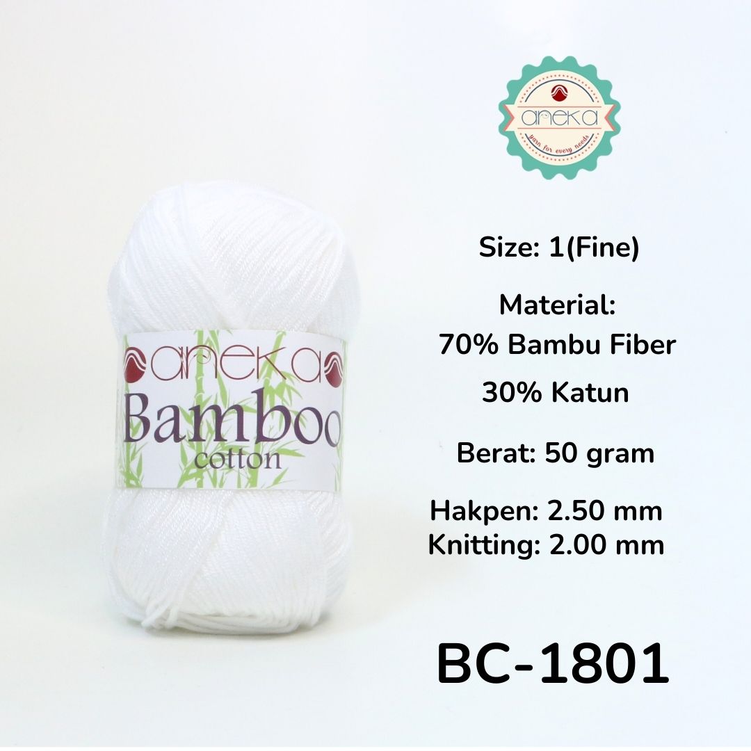 KATALOG - Benang Rajut Katun Bambu / Bamboo Soft Cotton Crochet Knittin Yarn - Part 1