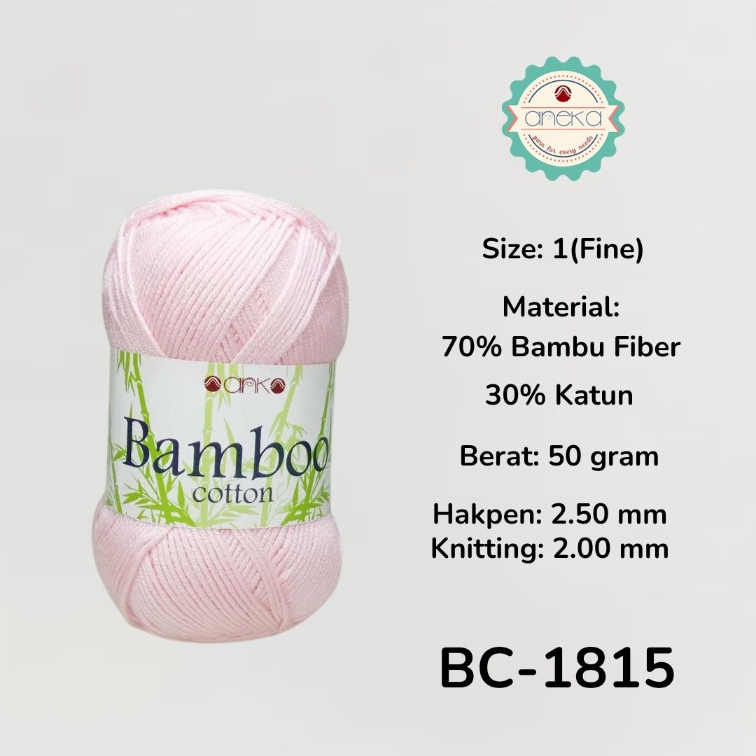 KATALOG - Benang Rajut Katun Bambu / Bamboo Soft Cotton Crochet Knittin Yarn - Part 1