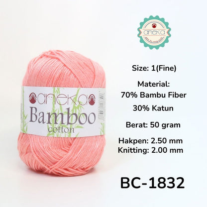 KATALOG - Benang Rajut Katun Bambu / Bamboo Soft Cotton Crochet Knittin Yarn - Part 1