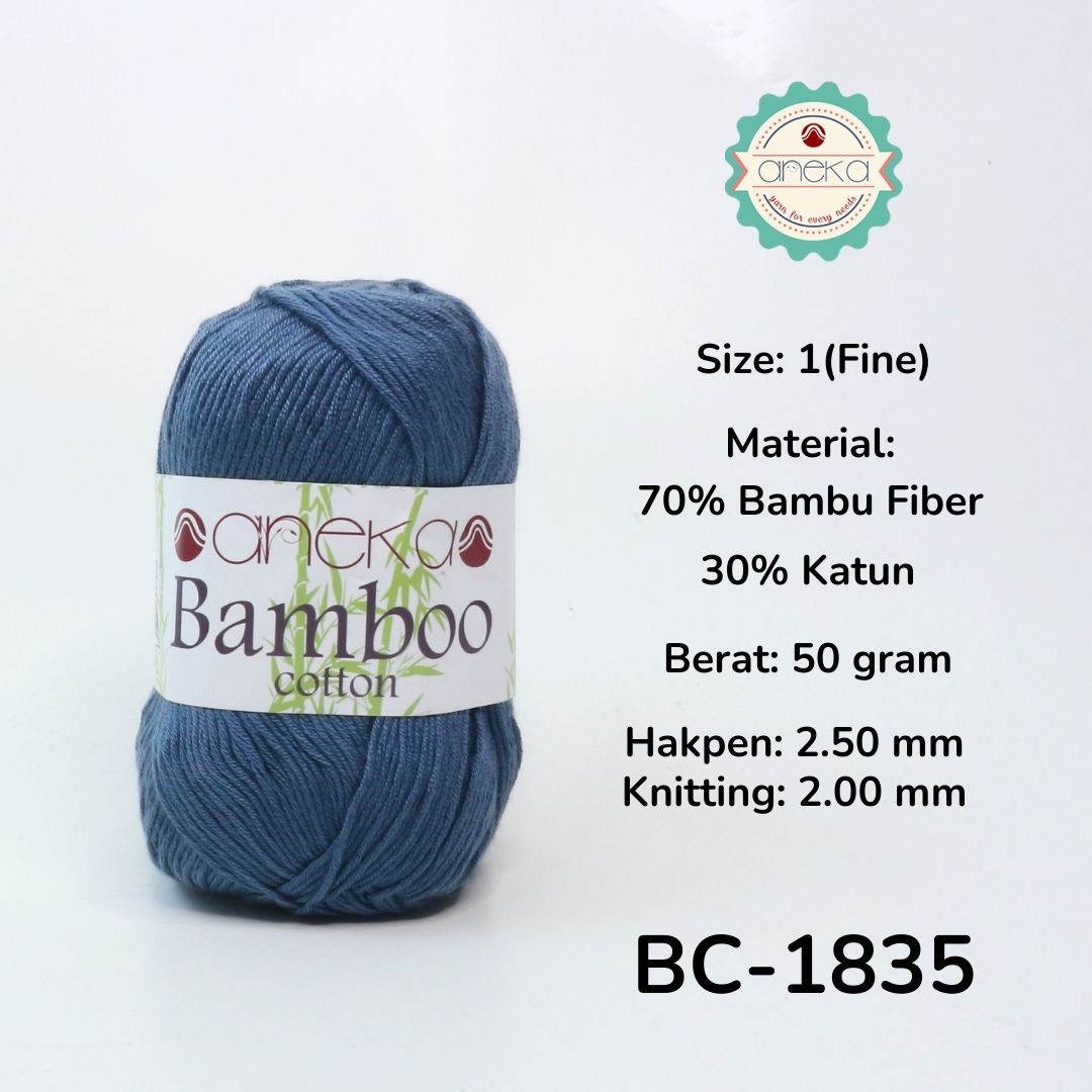 KATALOG - Benang Rajut Katun Bambu / Bamboo Soft Cotton Crochet Knittin Yarn - Part 1