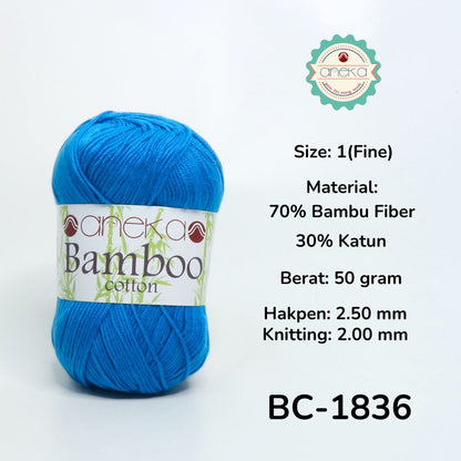 KATALOG - Benang Rajut Katun Bambu / Bamboo Soft Cotton Crochet Knittin Yarn - Part 1