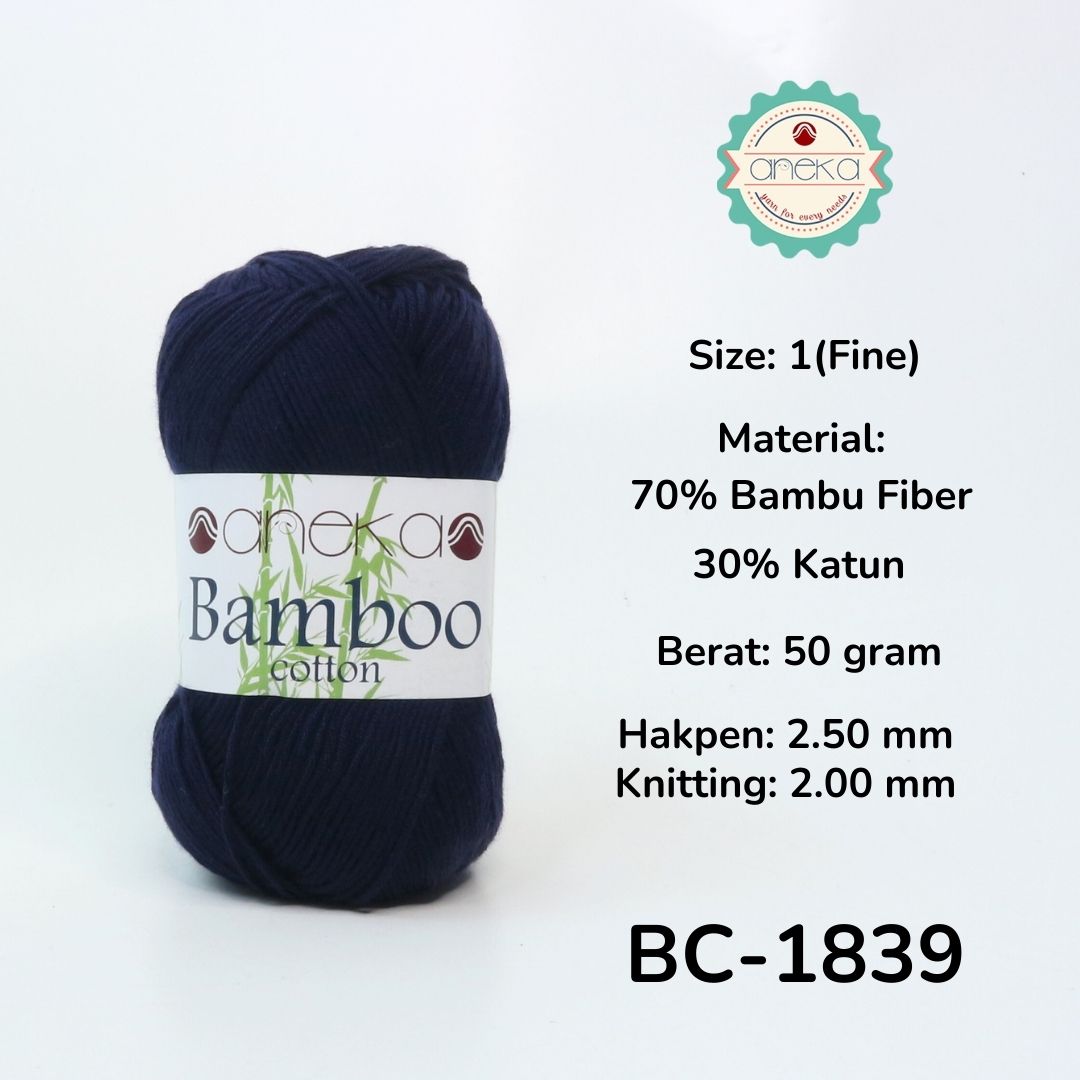 KATALOG - Benang Rajut Katun Bambu / Bamboo Soft Cotton Crochet Knittin Yarn - Part 1