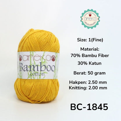 KATALOG - Benang Rajut Katun Bambu / Bamboo Soft Cotton Crochet Knittin Yarn - Part 1