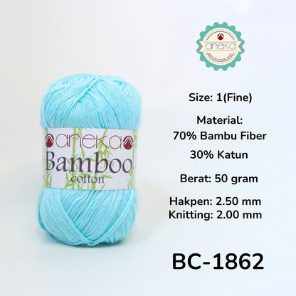 KATALOG - Benang Rajut Katun Bambu / Bamboo Soft Cotton Crochet Knittin Yarn - Part 1