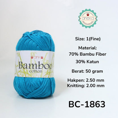 KATALOG - Benang Rajut Katun Bambu / Bamboo Soft Cotton Crochet Knittin Yarn - Part 1