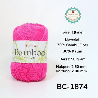 KATALOG - Benang Rajut Katun Bambu / Bamboo Soft Cotton Crochet Knittin Yarn - Part 1