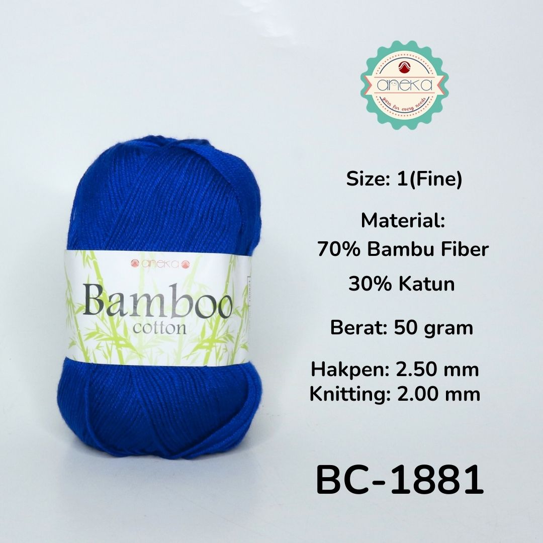 KATALOG - Benang Rajut Katun Bambu / Bamboo Soft Cotton Crochet Knittin Yarn - Part 1