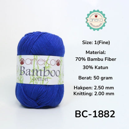 KATALOG - Benang Rajut Katun Bambu / Bamboo Soft Cotton Crochet Knittin Yarn - Part 1