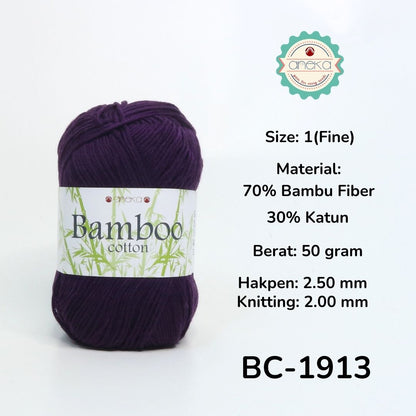 KATALOG - Benang Rajut Katun Bambu / Bamboo Soft Cotton Crochet Knittin Yarn - Part 1