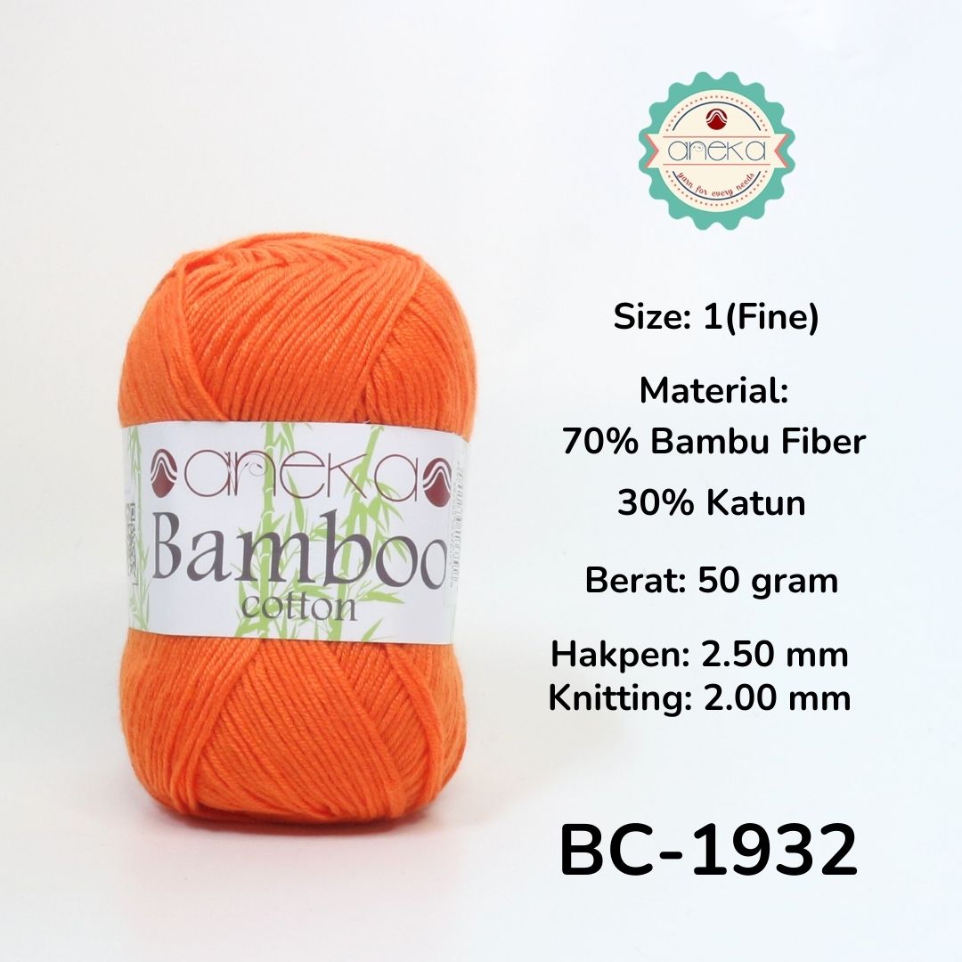 KATALOG - Benang Rajut Katun Bambu / Bamboo Soft Cotton Crochet Knittin Yarn - Part 1