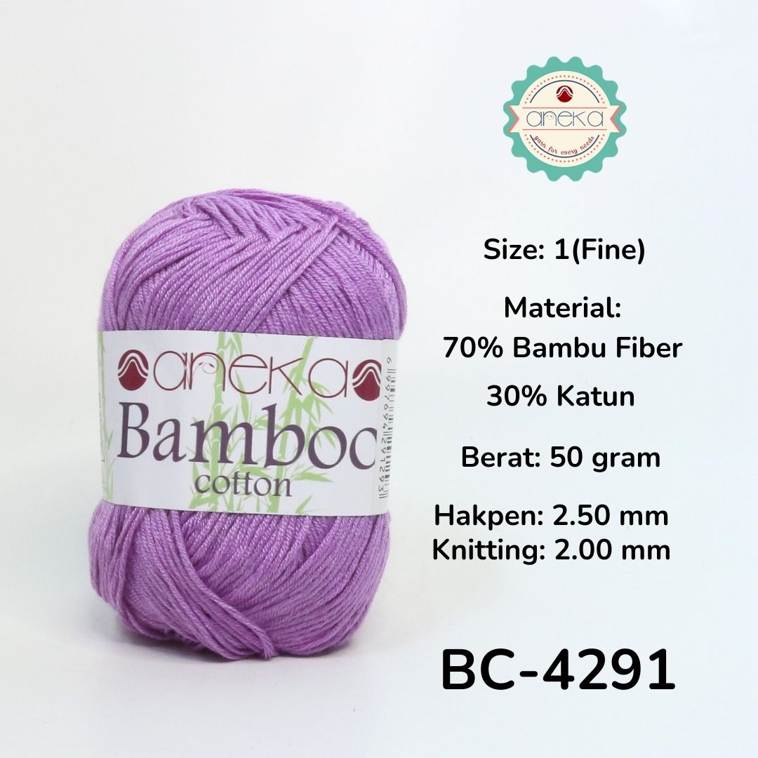 KATALOG - Benang Rajut Katun Bambu / Bamboo Soft Cotton Crochet Knittin Yarn - Part 1