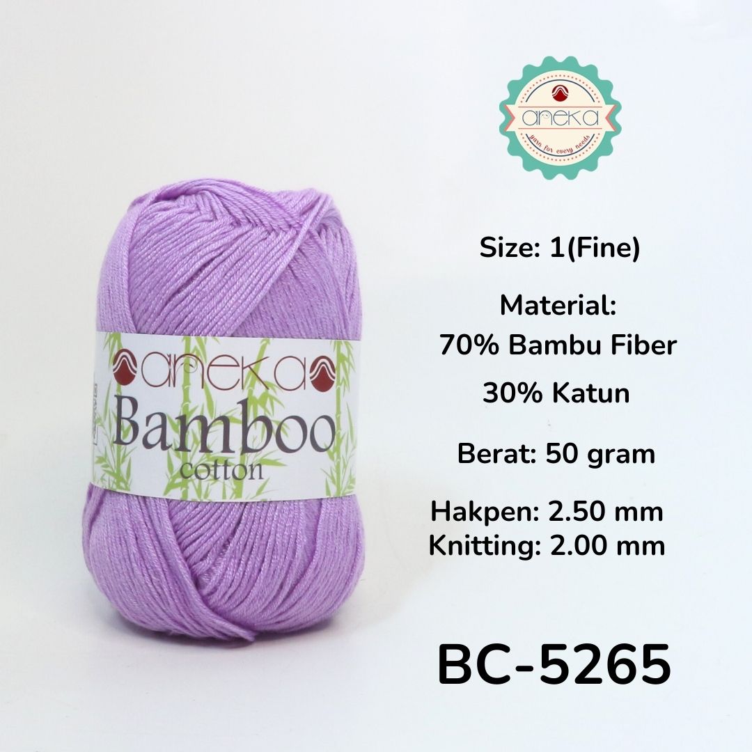 KATALOG - Benang Rajut Katun Bambu / Bamboo Soft Cotton Crochet Knittin Yarn - Part 1