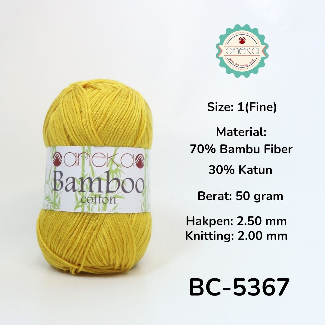 KATALOG - Benang Rajut Katun Bambu / Bamboo Soft Cotton Crochet Knittin Yarn - Part 1